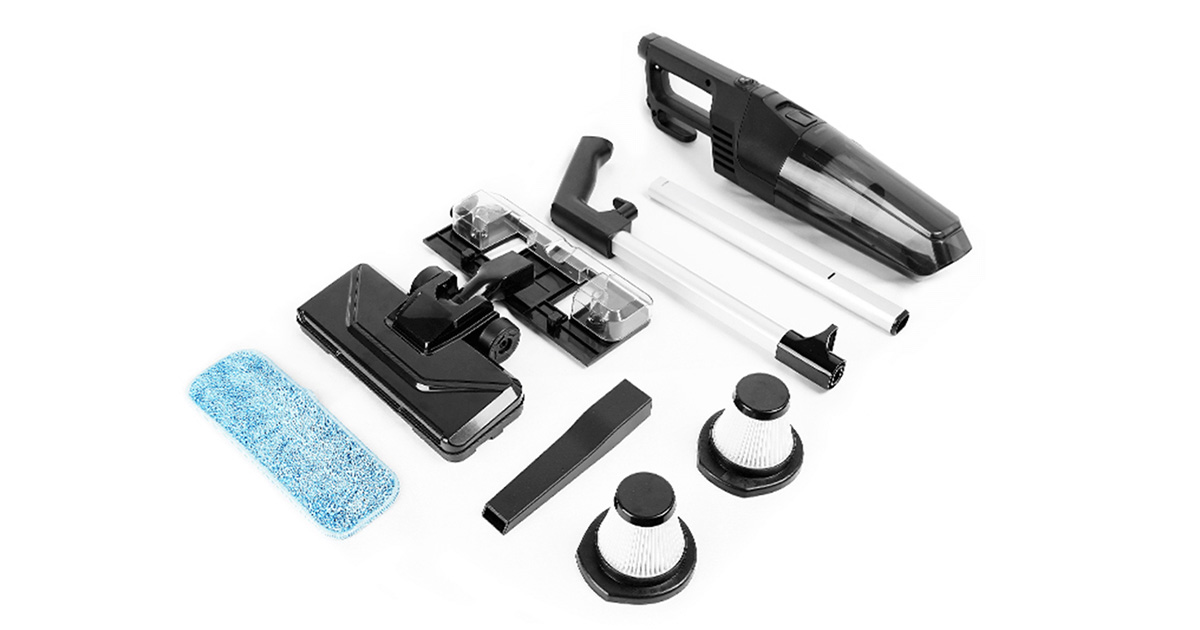 Repuestos de aspiradora al desmontar