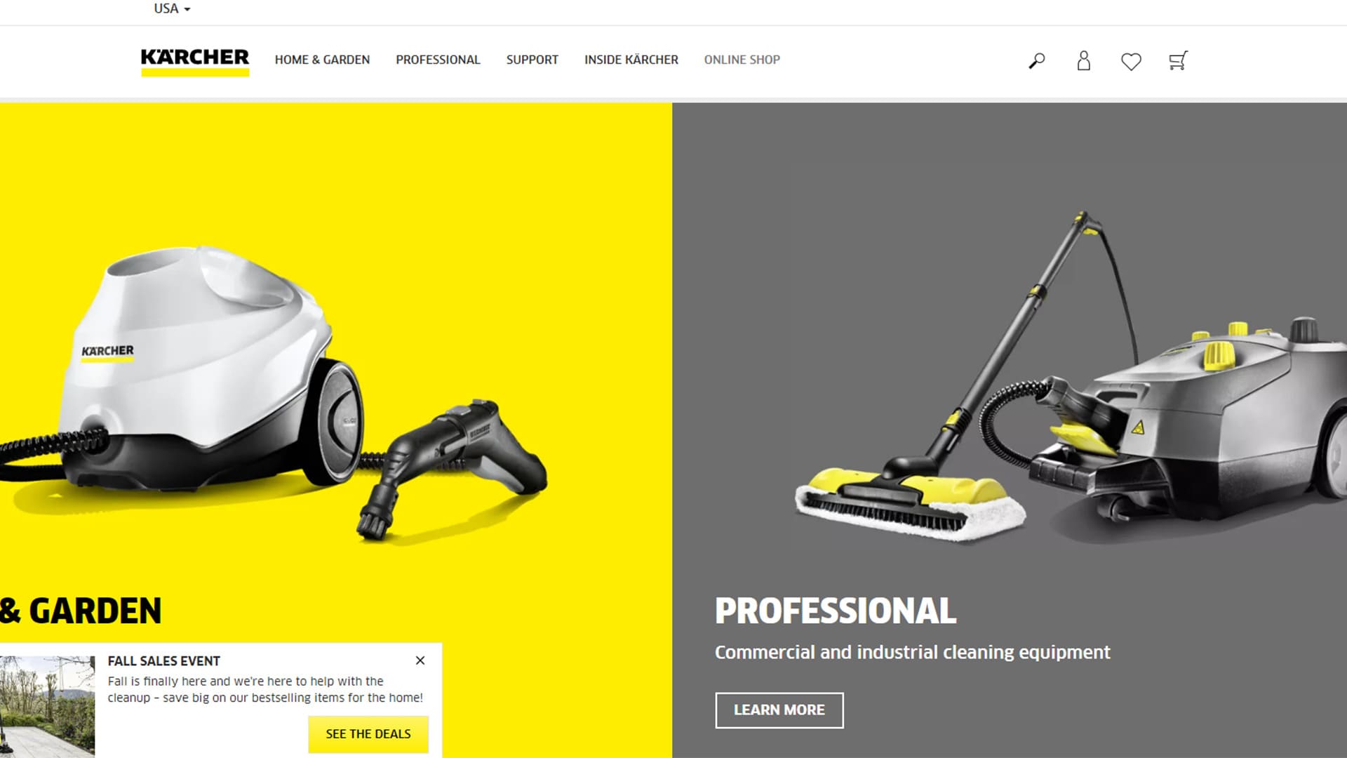 الموقع الرسمي لشركة كارشر