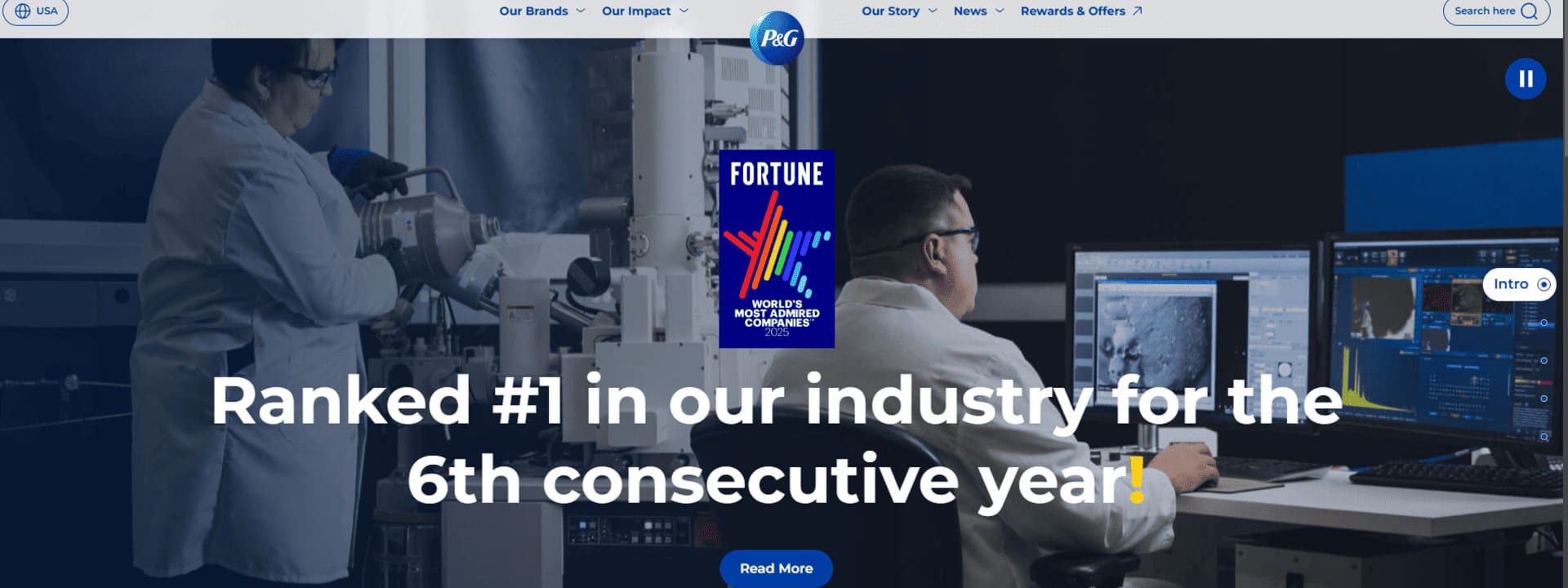 Sitio oficial de Procter & Gamble (P&G)