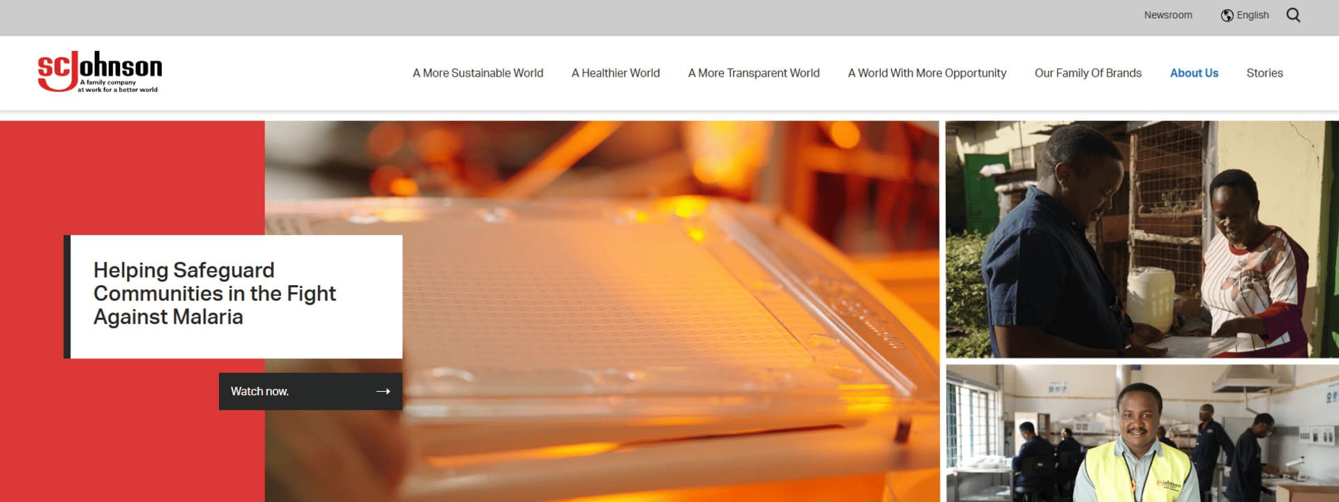 Sitio oficial de SC Johnson